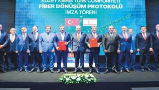 KKTC'nin fiberine 100 milyon $ yatrm