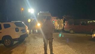 Dnde kan donduran anlar... Muhtar ve olu hayatn kaybetti
