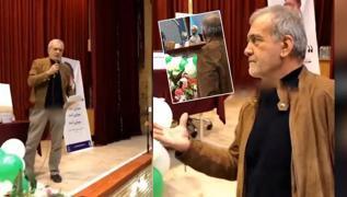 Konferansta gerilim: Pezekiyan Trke konutu ortalk kart