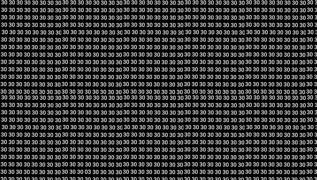 Bu zeka testi gz-beyin koordinasyonunu lyor! 30'larn iindeki 03 nerede?