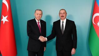Aliyev'den Bakan Erdoan'a teekkr: Bu destei hibir zaman unutmayacaz