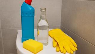 Klozet temizliinde amar suyu mu etkili, sirke mi gvenli?