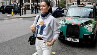 Fahriye Evcen ei Burak zivit'i gsterip herkese hava att! 'Bu benim kocam'