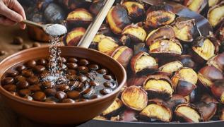 Kestaneyi f�r�na atmadan �nce suyuna 1 ka��k at�n! Me�er kestane bu y�zden daha kolay soyuluyormu�