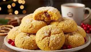 Y�lba��na �zel portakall� kurabiye tarifi! Tam bir k�� kurabiyesi