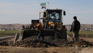 Evlerine giden yolu a�t�lar: Halep'ten Ba�kan Erdo�an'a te�ekk�r