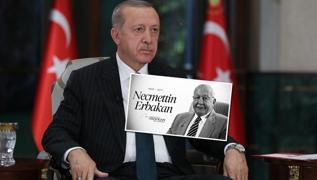 Ba�kan Erdo�an merhum Necmettin Erbakan'� and�