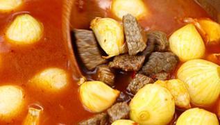Farkl� yemek arayanlara �ank�r�'n�n tescilli lezzeti sar�msakl� et tarifi