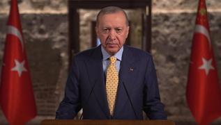 Ba�kan Erdo�an'dan Ramazan Bayram� mesaj�: Ba�lad���m�z i�i kazas�z, belas�z menziline ula�t�raca��z 