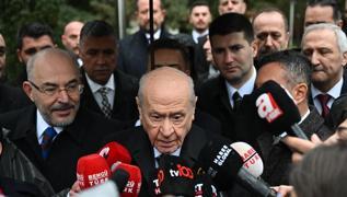 Bah�eli, T�rke�'in kabrini ziyaret etti: G��l� T�rkiye i�in �nemli ad�mlar at�lacak 