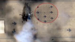 ABD �ss�ne �ran f�zesi: Hasar�n boyutu uyduda g�r�ld�