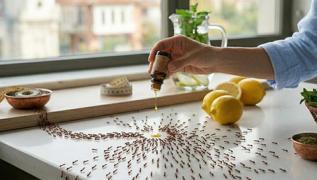 Me�er kar�ncalar bu kokudan nefret ediyormu�! Bahar temizli�inde kar�nca istilas�n� engelleyen y�ntem