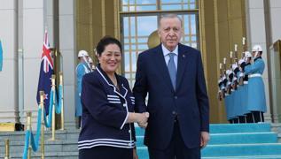 Ba�kan Erdo�an, Yeni Zelanda Genel Valisi Kiro'yu kabul etti... Filistin'den COP31'e kritik g�ndem