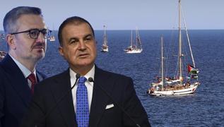 Katilden '�nsanl�k �ttifak�'na hukuksuz sald�r�! AK Parti S�zc�s� �elik: �srail'in barbarl���n� lanetliyoruz