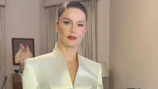 Burcu Biricik'in k�z� Luna sosyal medyada g�ndem oldu! Annesine olan benzerli�i �ok konu�uldu