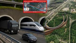 Dev t�nel projesiyle ula��m �a� atl�yor! 1 saatlik yol 5 dakikaya d��ecek