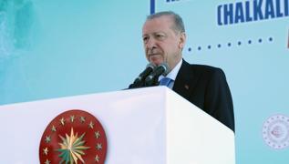Halkal�-Havaliman� metrosu a��ld�: Ba�kan Erdo�an: 31 Temmuz'a kadar �cretsiz olacak