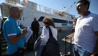 3 �lkenin bekledi�i hat a��ld�... �anakkale'den Limni'ye ilk sefer