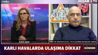 <p>İstanbul Ticaret Üniversitesi Ulaştırma Sistemleri Uzmanı  Prof. Dr. Mustafa Ilıcalı araç içinde 