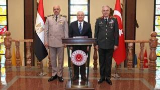<p><strong>Trkiye-Msr st Dzey Askeri Diyalog Toplants'nn ilki Ankara'da gerekletirildi.</s
