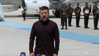 <p>Ukrayna Devlet Bakan Volodimir Zelenskiy, Cumhurbakan Recep Tayyip Erdoan ile grmek zere