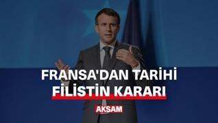 <p>Fransa tarihi bir karara imza atarak Filistin'i tand.</p><p>Fransa Cumhurbakan Macron, eyll 