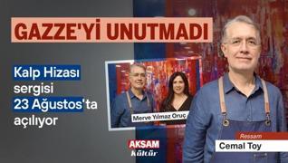 <p>MERVE YILMAZ ORU</p><p>Ressam  Cemal Toy, Kalp Hizas adl kiisel sergisi ile Atatrk K