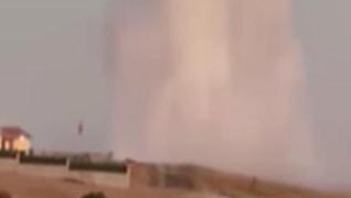 <p>Ankara'nn Glba ilesinde ana su borusu patlad. Olay, Ankara'nn Glba ilesi Yavrucuk Maha