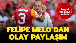 Felipe Melo'dan Galatasaray maçı sonrası olay paylaşım