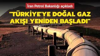 İran Petrol Bakanlığı açıkladı: Türkiye'ye doğal gaz akışı yeniden başladı