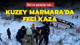 Kuzey Marmara'da feci kaza: 2 ölü çok sayıda yaralı var