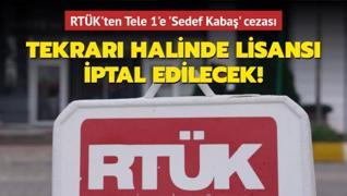 RTÜK'ten Tele 1'e 'Sedef Kabaş' cezası