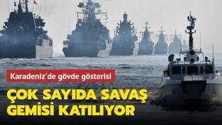 Rusya'dan Karadeniz'de tatbikat... Çok sayıda savaş gemisi katılıyor