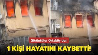 İstanbul Beşiktaş'ta yangın! 1 kişi hayatını kaybetti