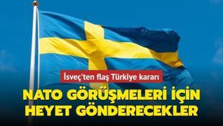 İsveç'ten flaş Türkiye kararı... NATO görüşmeleri için heyet gönderecekler