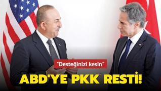 ABD'ye PKK resti: Desteğinizi kesin