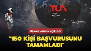 Bakan Varank: ‘Türk uzay yolcusu için 150 kişi başvurusunu tamamladı‘