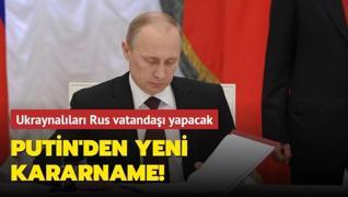 Putin'den yeni kararname! Ukraynalıları Rus vatandaşı yapacak