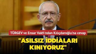 TÜRGEV ve Ensar Vakfı'ndan Kılıçdaroğlu'na cevap: ‘Asılsız iddiaları kınıyoruz‘