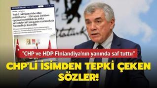 ‘CHP ve HDP Finlandiya'nın yanında saf tuttu‘