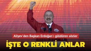 Azerbaycan Cumhurbaşkanı Aliyev'den Başkan Erdoğan'ı güldüren sözler
