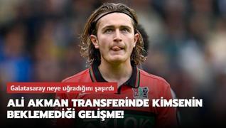 Ali Akman transferinde kimsenin beklemediği gelişme! Galatasaray neye uğradığını şaşırdı