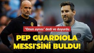 Pep Guardiola, Lionel Messi'sini buldu! ‘Onun aynısı‘ dedi ve duyurdu