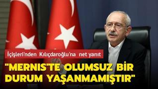İçişleri'nden Kılıçdaroğlu'na net yanıt: MERNIS'te herhangi bir olumsuz durum yaşanmamıştır