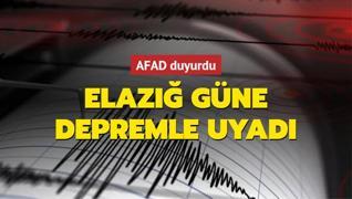 Elazığ'da şiddetli deprem