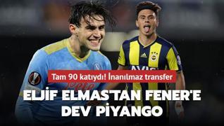 Eljif Elmas'tan Fenerbahçe'ye dev piyango! Tam 90 katıydı: Müthiş transfer