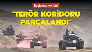Ba�lar�na y�k�ld�: Ter�r koridoru par�aland�