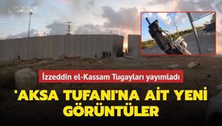 �zzeddin el-Kassam Tugaylar� yay�mlad�: 'Aksa Tufan�'na ait yeni g�r�nt�ler