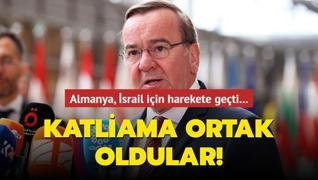 Almanya, �srail i�in harekete ge�ti... Katliama ortak oldular!