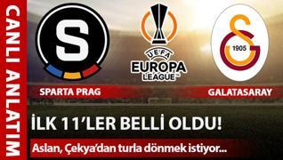 CANLI: Sparta Prag - Galatasaray